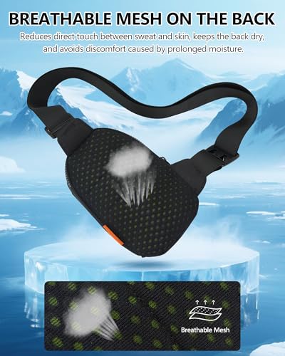 Peicees Sportswear Essentials Small Crossbody Bag for Men Women Mini Sling Bag Travel Running Phone Daypack Cross Body Shoulder Bags, Black - color: Black