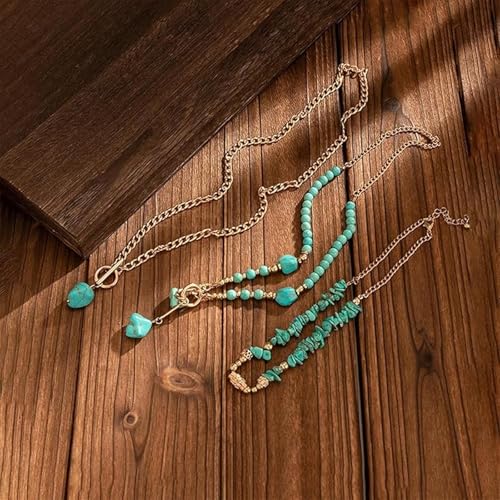 Harry and Henry Boho Necklaces for Women Western Jewelry Suede Choker Long Layered Necklaces Cowgirl Necklace Country Concert Jewelry for Women - color: K4