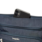 Baggallini womens Out and About Crossbody - color: French Navy