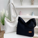 COOLOME Canvas Tote Bag for Women - Crossbody, Shoulder, Travel & Beach Bag - color: Blackp