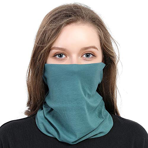 Toes Home 6PCS Outdoor Headband Elastic Seamless Bandana Neck Gaiter Scarf Sport Headwear Boho Series for Yoga Hiking - color: Solid Color Series