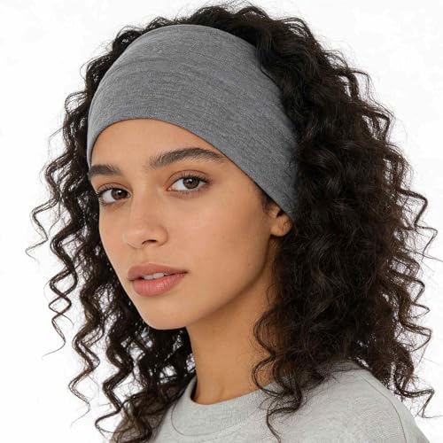 Acenail Wide Headbands Boho Floral Head Wraps Knotted Printed Turban Hairbands Non Slip Head Bands Elastic Workout Yoga Hair Scarfs Bohemian Hair Accessories for Women 4Pcs (Daily) - color: Daily