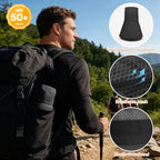 Sun Hat for Men Women UV Protection Wide Brim Fishing Hats Breathable UPF 50+ Boonie Bucket Hats Beach Safari Hiking Garden - color: Dark Grey&black