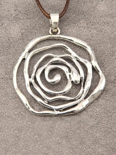 Boho Necklaces for Women Cord Necklace with Pendant Long Silver Necklace Vintage Sweater Necklace Hippie Jewelry for Women Girls Gifts - style: Boho Silver Necklace