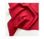 100% Mulberry Silk Neck Scarf - 21'' x 21'' Lightweight Neckerchief - Women Men Small Square Digital Printed Scarves - color: 068