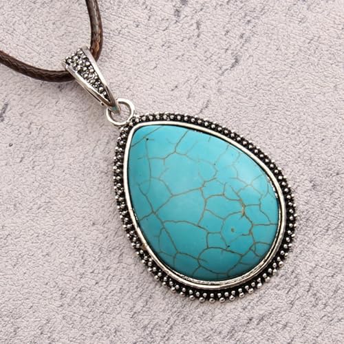 Boho Necklaces for Women Cord Necklace with Pendant Long Silver Necklace Vintage Sweater Necklace Hippie Jewelry for Women Girls Gifts - style: Bohemian Necklaces