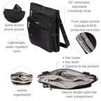 Baggallini womens Out and About Crossbody - color: Black