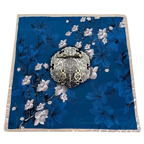 XL 43 Inch Extra Large Square Scarf Fashion Scarves Silk Feeling Hair Scarf Wrapping Scarfs Night Sleeping Headscarf - color: Ba1036