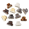 1.57 inch Small Acrylic Hair Claw Clips for Girls and Women Marbling Hair Clips,Plastic No-Slip Grip Jaw Hair Clip Hair Jaw Clamp,Pack of 12 - color: Color G
