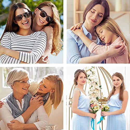 M MOOHAM Bracelets for Women Girls, Quote Mantra Bracelet Funny Inspirational Jewelry Gifts for Best Friend, Mom, Daughter, Son, Sister, Niece Birthday Mothers Day Present Come Gift Box - style: I love you to the moon &back-Rose Gold