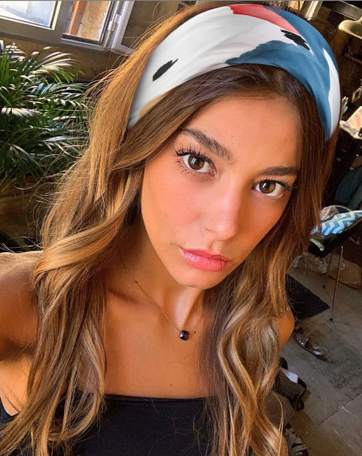 AIBFRID 27.5" Head Scarf for Women, Large Square Satin Hair Scarf Neck Silk Scarves Hair Wrap Bandanas For Sleeping - color: Style_07