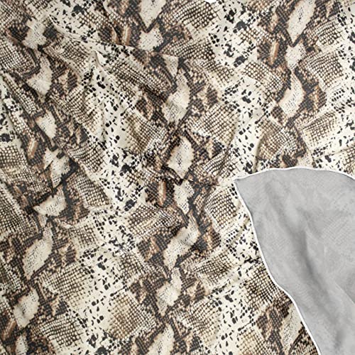 Women's Fashion Silk Scarf Square Satin Headscarf Neck Scarf Head Hair Wraps - color: Snake