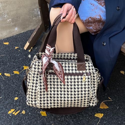 Canvas Hobo Bags for Women Casual Tote Bag Purses and Handbags Multi-Color Striped Crossbody Bags Ladies Top Handle Satchel - color: Wy31-gousthooth