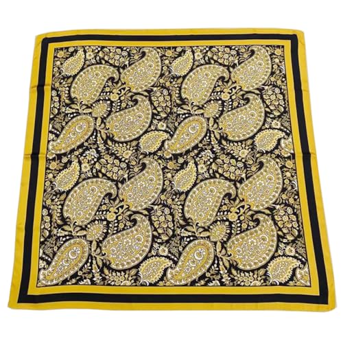 XL 43 Inch Extra Large Square Scarf Fashion Scarves Silk Feeling Hair Scarf Wrapping Scarfs Night Sleeping Headscarf - color: Ba1033