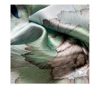 100% Mulberry Silk Neck Scarf - 21'' x 21'' Lightweight Neckerchief - Women Men Small Square Digital Printed Scarves - color: 072